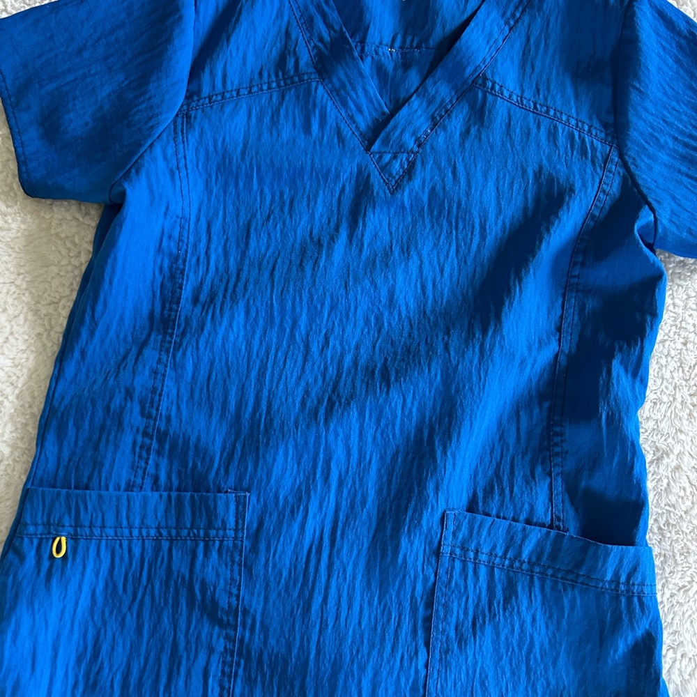 WonderWink Women's Blue Scrub Top